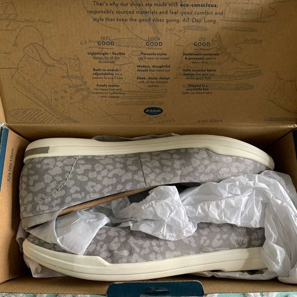 Dr Scholls two toned cheetah print flats - Picture 2 of 7